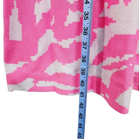VG By Victor Glemaud Short Sleeve Sweater Dress Size XL Pink Wool Blend NEW - Picture 7 of 11